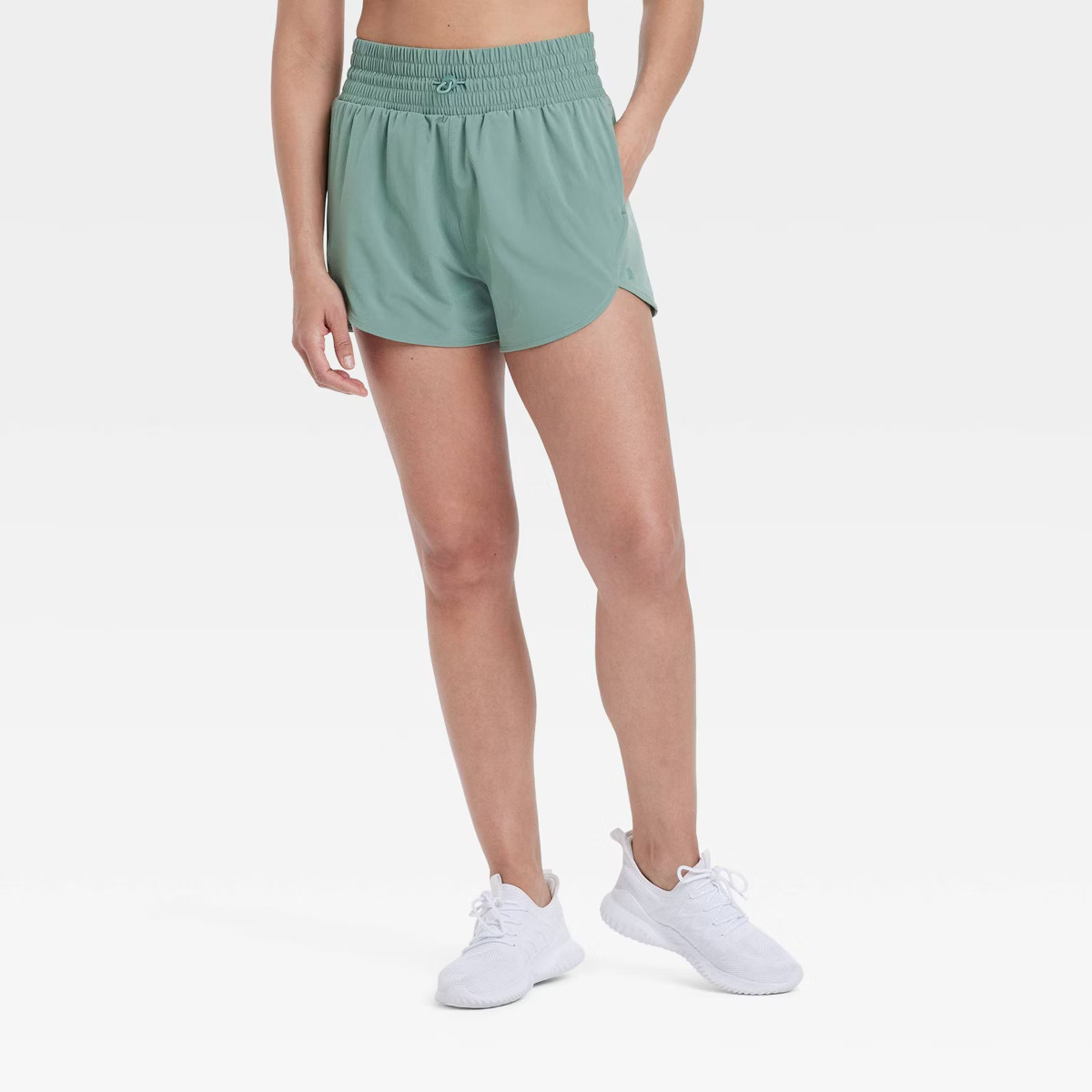 Women's Flex Woven High-Rise Shorts 3" - All In Motion™ | Target