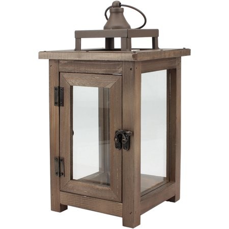 Better Homes & Gardens Medium Lantern, Farmhouse Rustic Finish | Walmart (US)