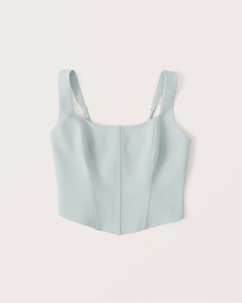 Scoopneck Corset Top | Abercrombie & Fitch (US)