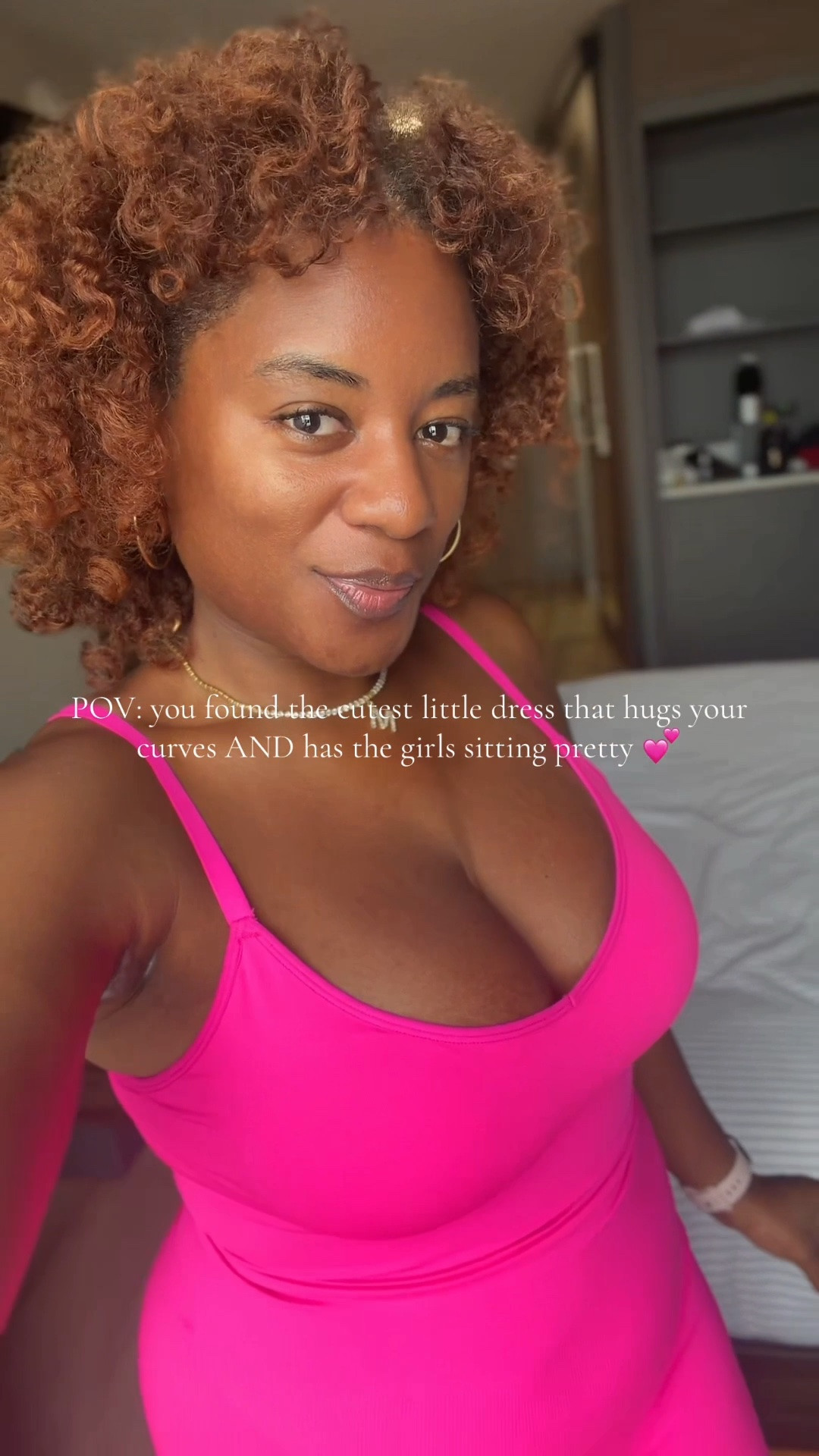 This little dress is doing exactly what it needs to do. It hugs the curves in all the right places and has a built-in bra too. Absolutely love it 💕🙌🏾

#LTKootd #LTKOver40 #LTKSeasonal