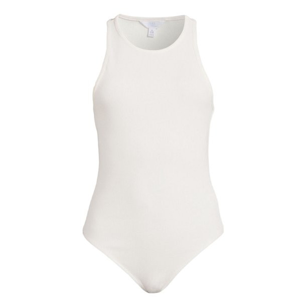 Time and Tru Women's Halter Rib Bodysuit - Walmart.com | Walmart (US)