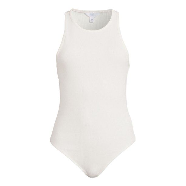 Time and Tru Women's Halter Rib Bodysuit - Walmart.com | Walmart (US)