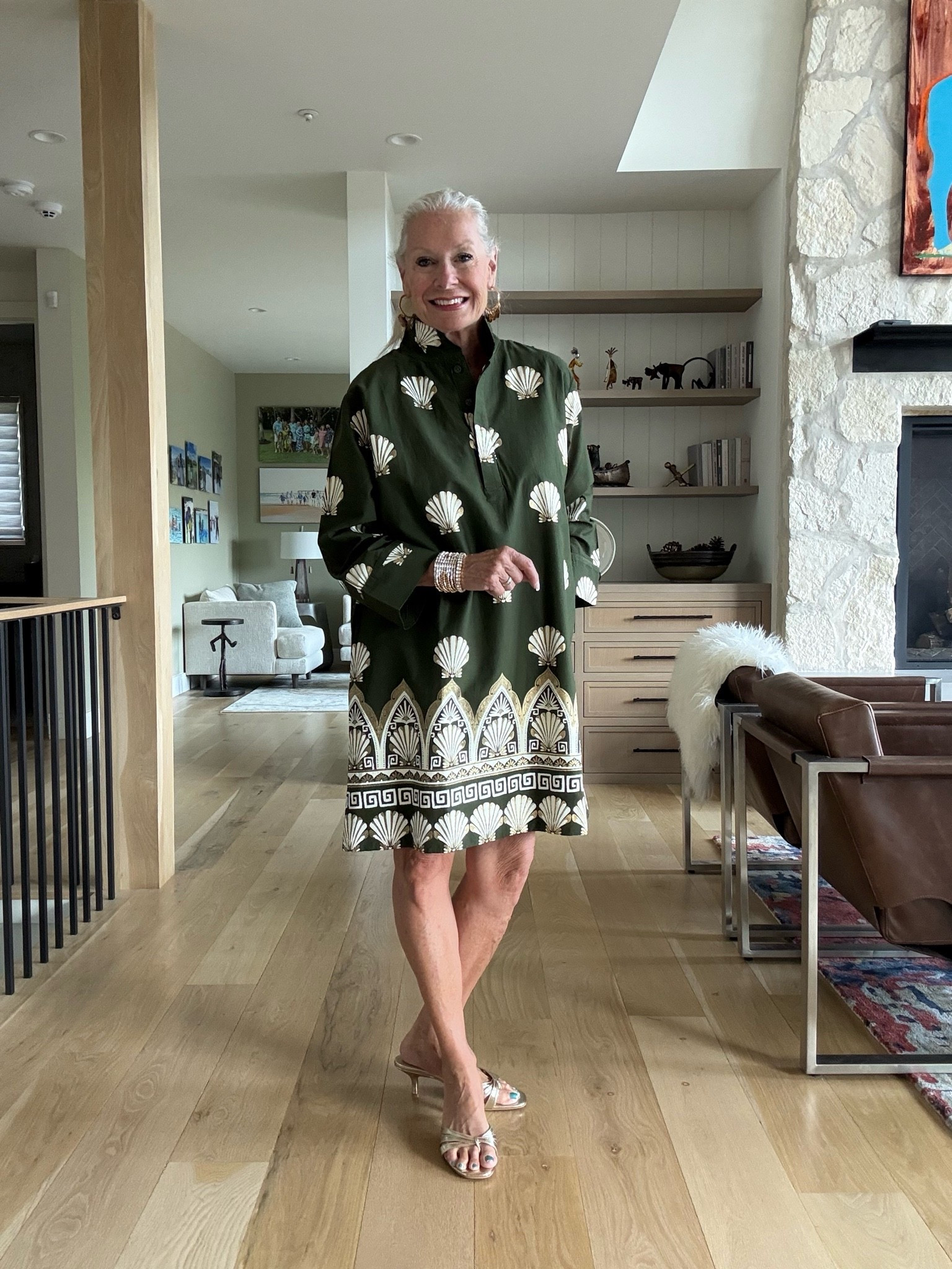 Turning heads in Jude Connally’s Helen Dress