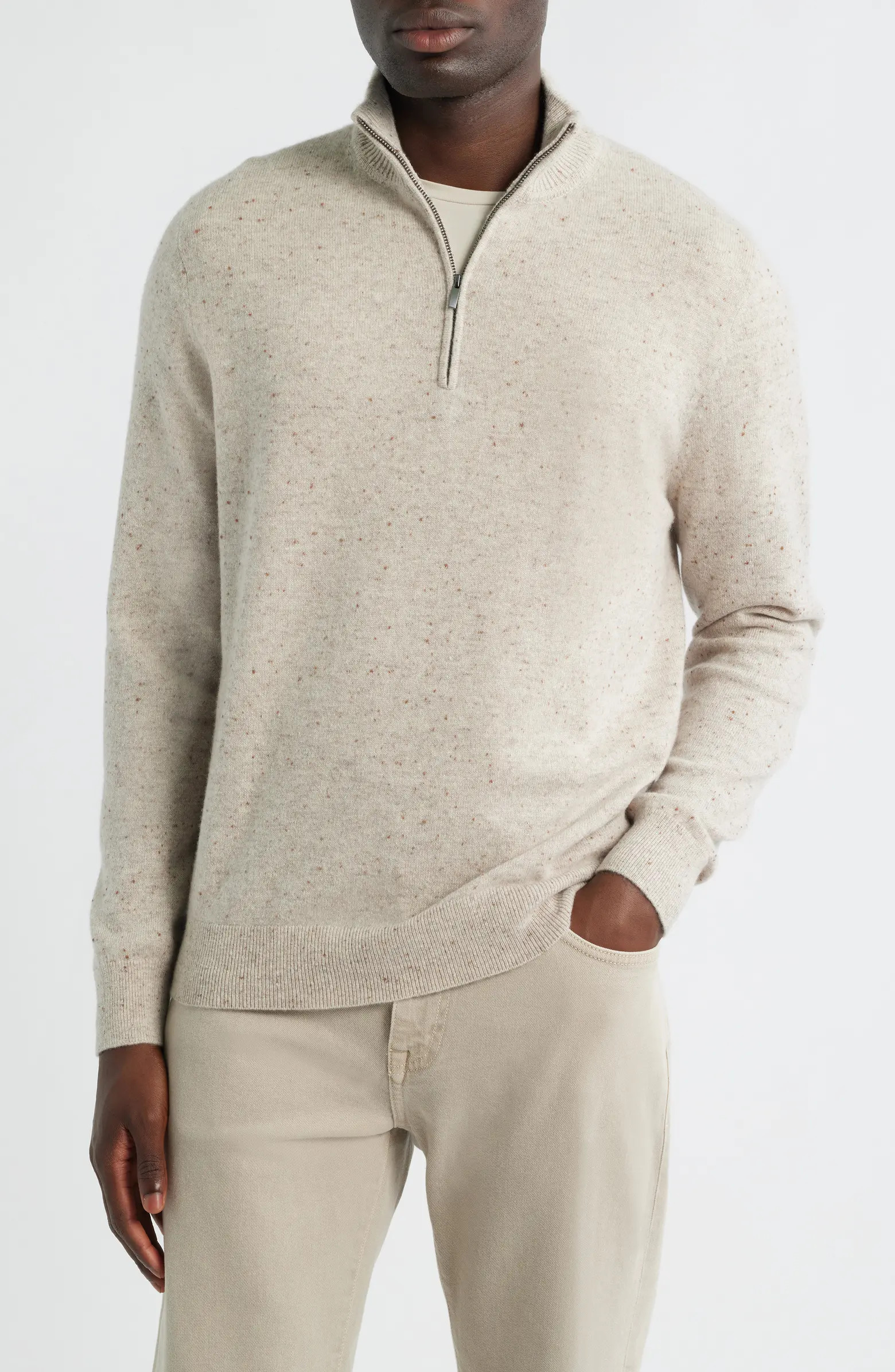 Quarter Zip Cashmere Sweater | Nordstrom