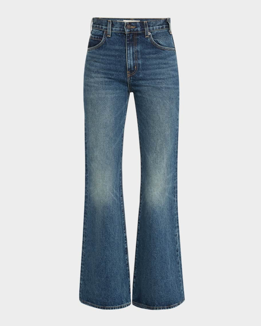 Nili Lotan Roe Mid-Rise Flare Jeans | Neiman Marcus