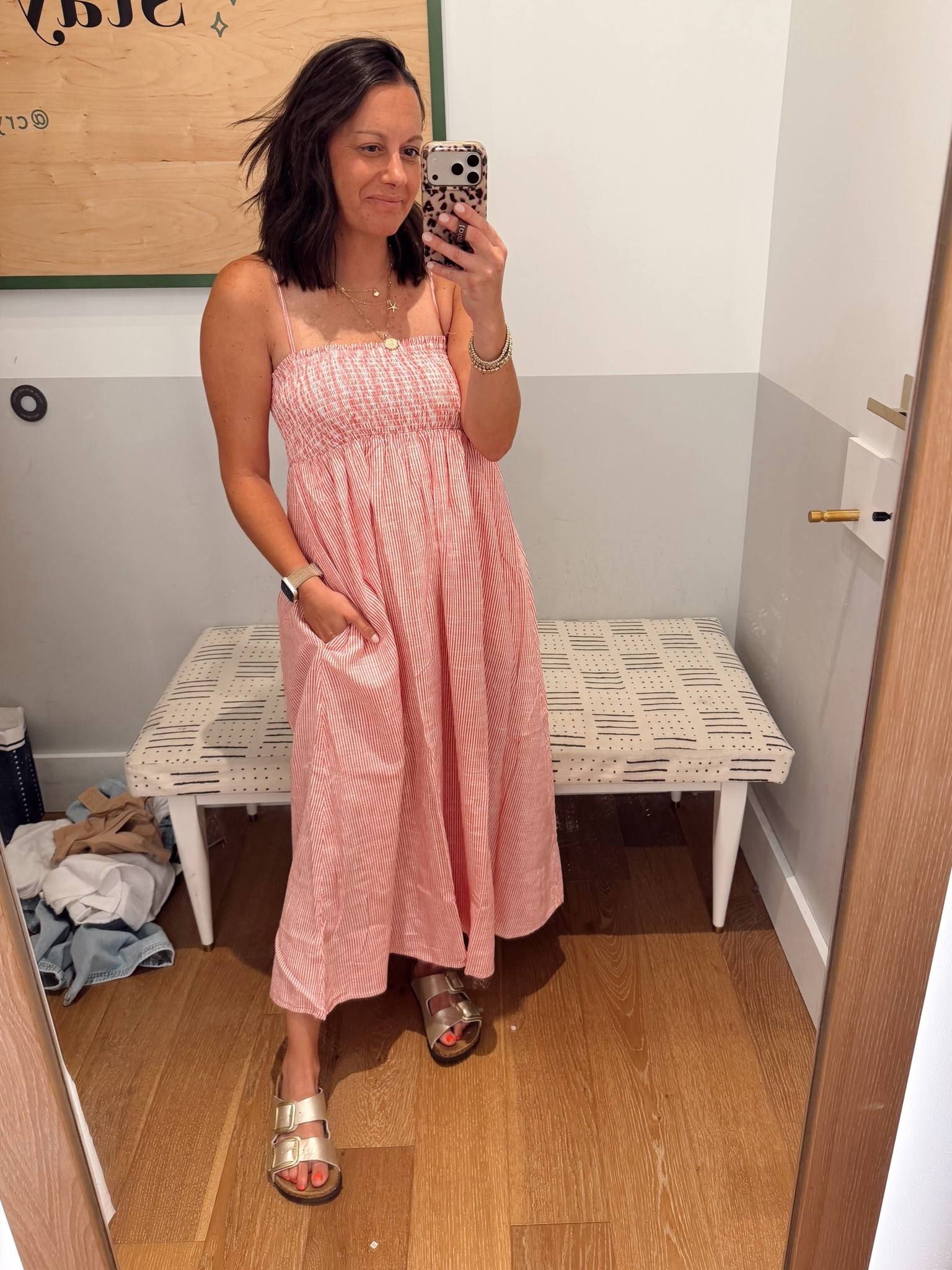 The cutest summer dress! Love the red for the 4th but also comes in blue! True to size.

#LTKootd #LTKOver40 #LTKmomlife
