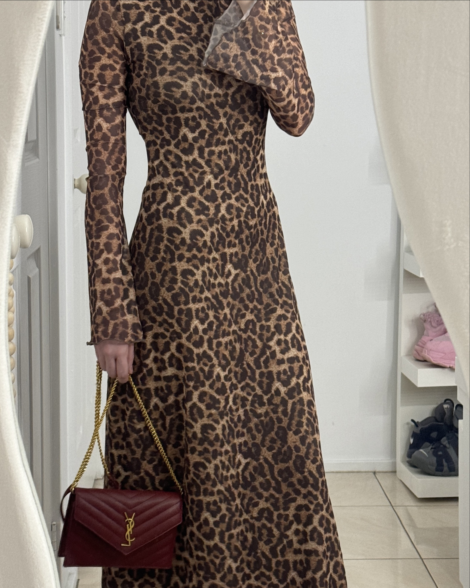 Cutest leopard dress & maroon heels 🐆 (I wear smallest size) 

#LTKaustralia #LTKmodest