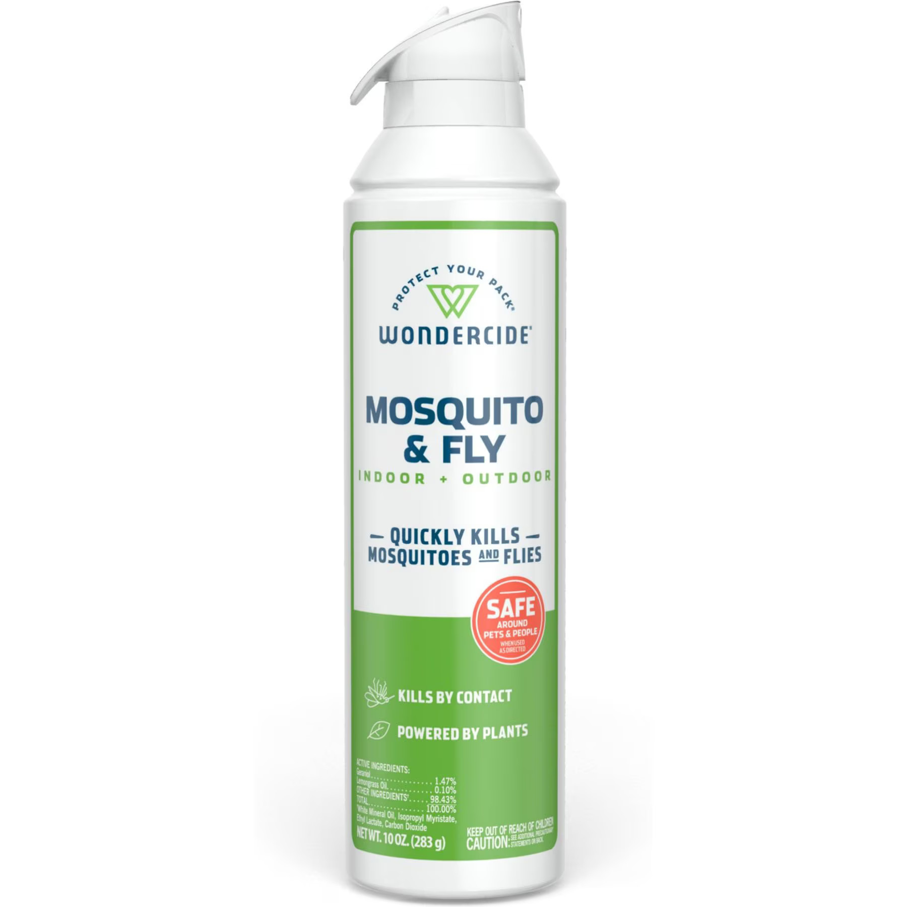 Wondercide Mosquito & Fly Indoor & Outdoor Aerosol Spray, 10-fl oz bottle | Chewy