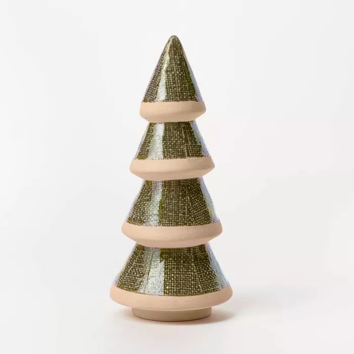 Decorative Glazed Ceramic Tree Green - Threshold™ designed with Studio McGee | Target