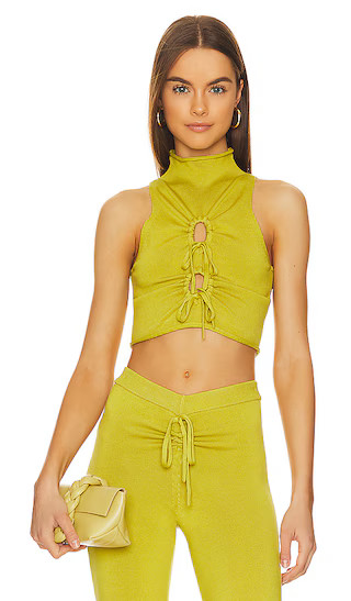 Aviva Top in Light Green | Revolve Clothing (Global)