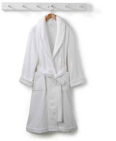 Women's Ankle Length Hooded Low Twist Soft Turkish Cotton Bathrobe | Macy's