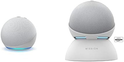 Echo Dot (4th Gen) Glacier White with Battery Base | Amazon (US)