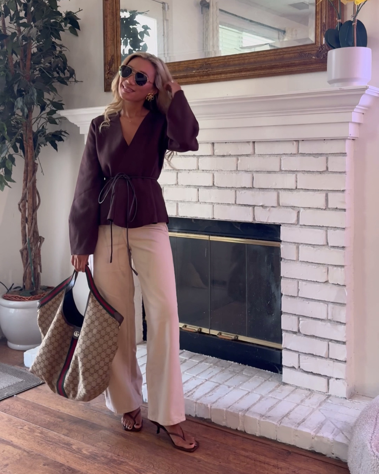 This ZARA BELTED SWEATER is THE perfect fall sweater. Perfect weight, fit, will definitely warm you for the cooler weather. Wearing an xs, 12/13 on jeans, xs on skirt. The Row sandals. 

#LTKFindsUnder50 #LTKPetite #LTKSeasonal