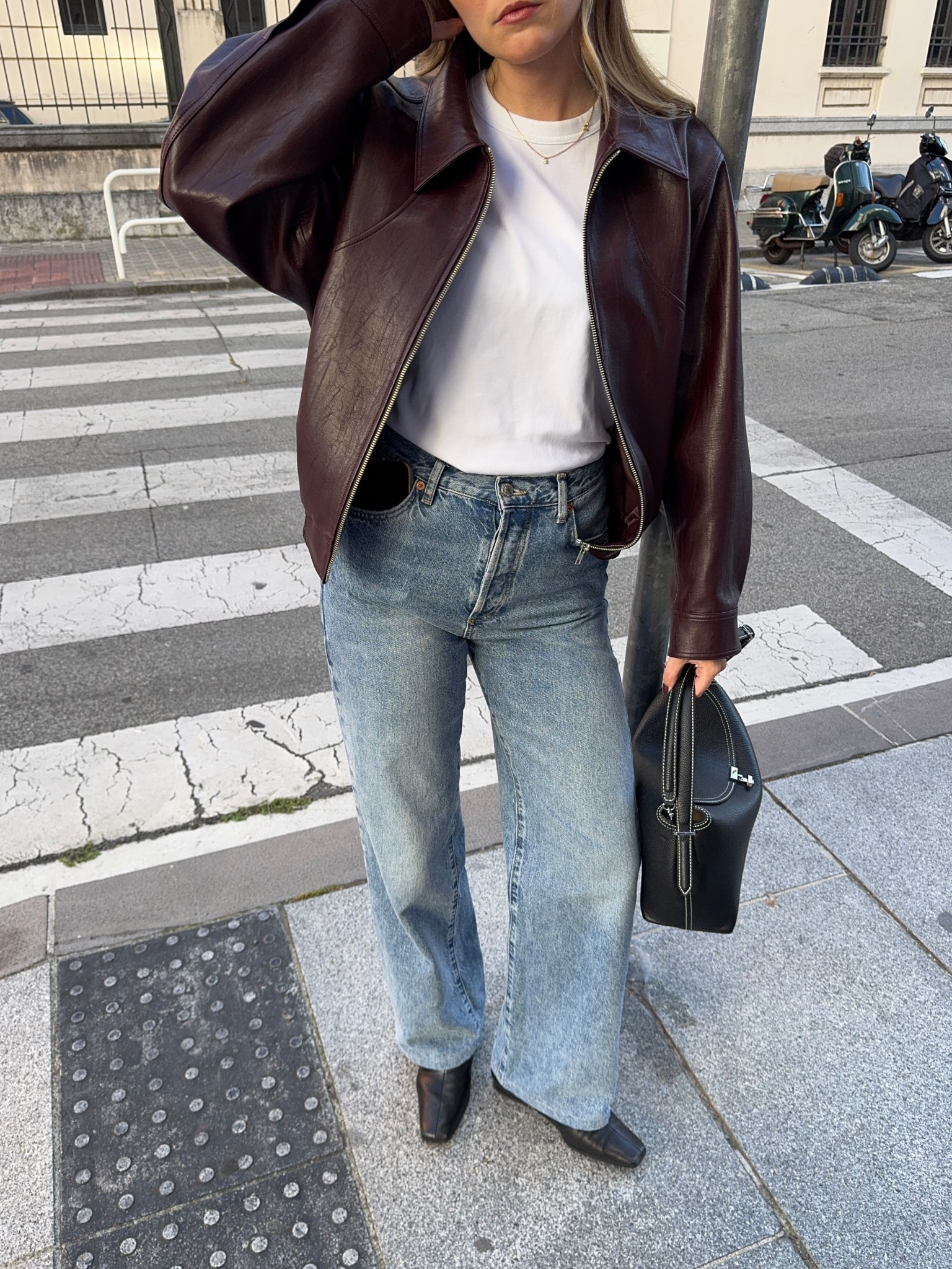 Burgundy leather jacket

#LTKSeasonal #LTKStyleTip