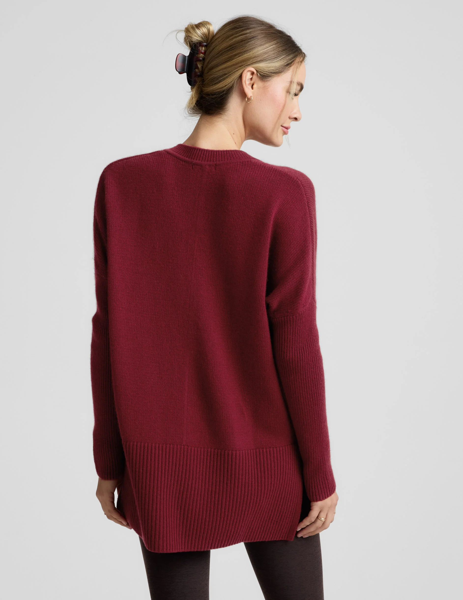Wool-Cashmere V-Neck Sweater | Beyond Yoga | Beyond Yoga