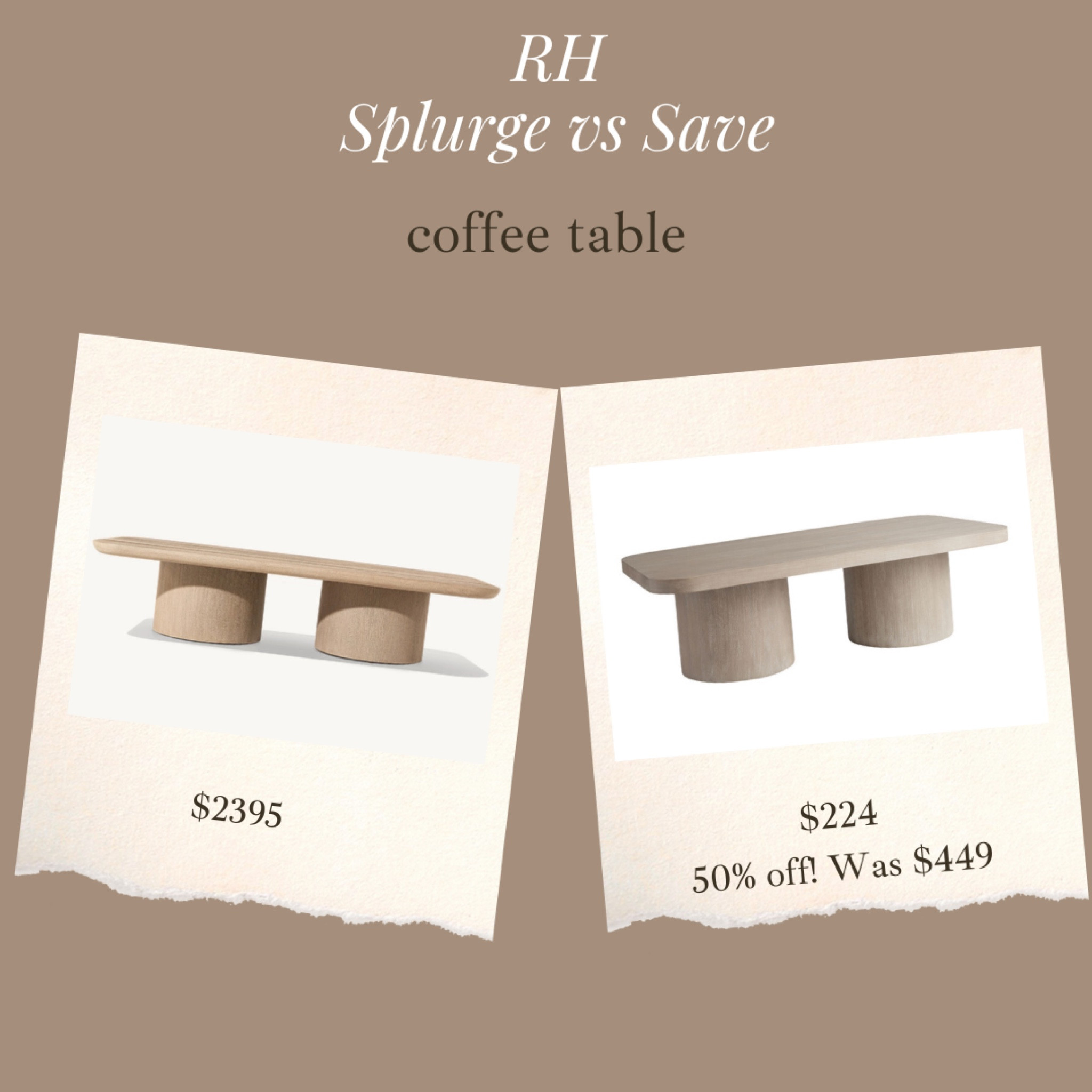 Amazing sale!!! This gorgeous RH inspired coffee table is 50% off right now 🤯🤯🚨🚨 limited time deal!! 

I’ve never seen a price like this for this style!!!

#LTKSaleAlert #LTKHome #LTKSummerSales