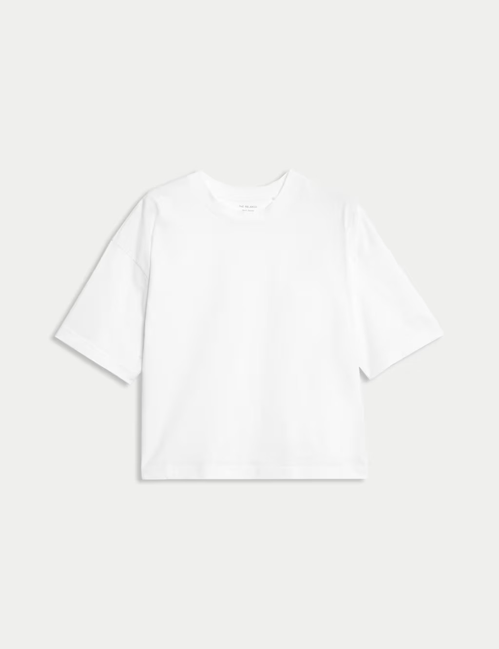 Pure Cotton Crew Neck Boxy T-Shirt | Marks & Spencer (UK)