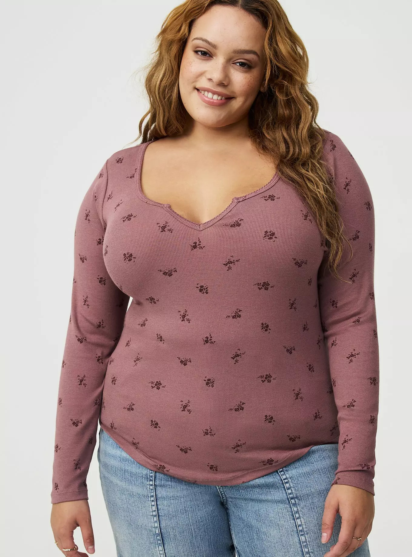 Cotton Modal Rib Scoop Top | Torrid (US & Canada)
