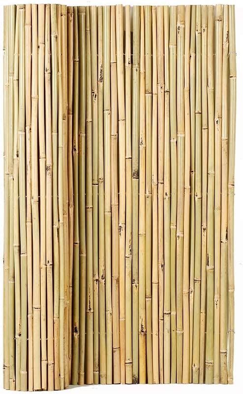 Mininfa Natural Rolled Bamboo Fence, Eco-Friendly Bamboo Fencing, 0.7 in D x 4 feet High x 6 feet... | Amazon (US)