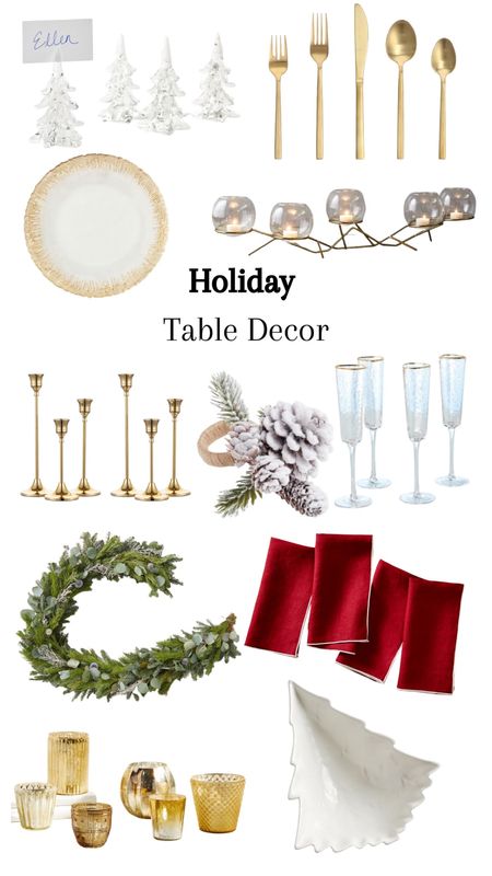 Holiday Table Decor

#LTKSeasonal #LTKHoliday #LTKhome