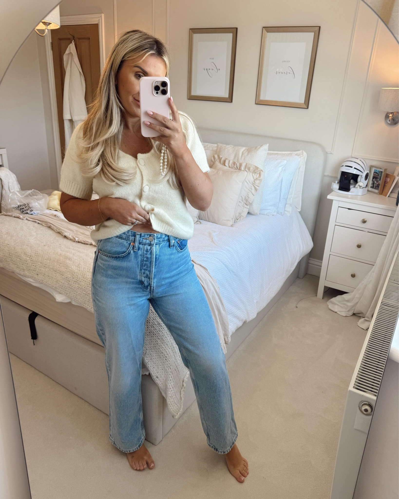 New favourite jeans!!! 🩵

Denim, spring outfit, yellow cardigan, butter yellow, casual outfit, light denim, jeans 

#LTKspring #LTKuk #LTKjeans
