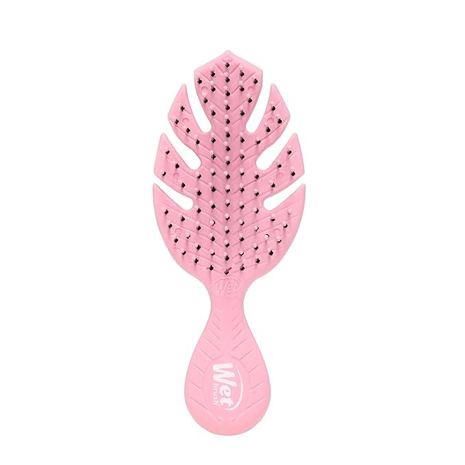 Wet Brush Go Green Mini Detangler, Pink - Detangling Travel Hair Brush - Ultra-Soft IntelliFlex B... | Amazon (US)