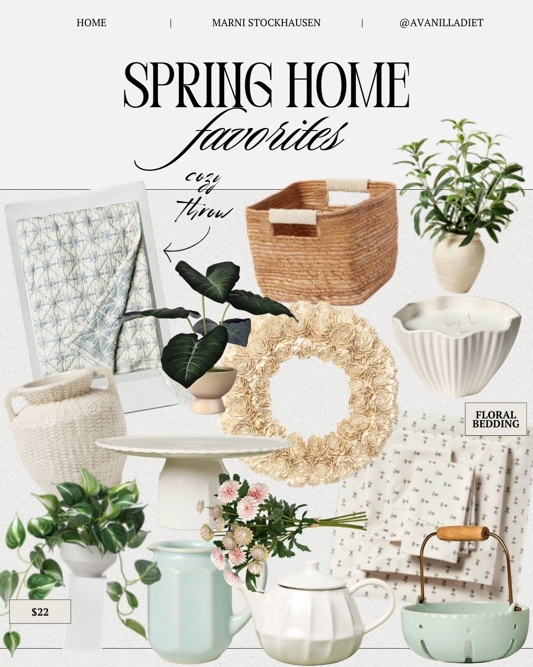 🌸 Spring home favorites 🌸
Light, airy pieces that make your space feel fresh, calm, and ready for the new season ✨
#springhome #homerefresh #ltkhome #neutraldecor #springdecor #cozyspaces


#LTKHome #LTKSeasonal