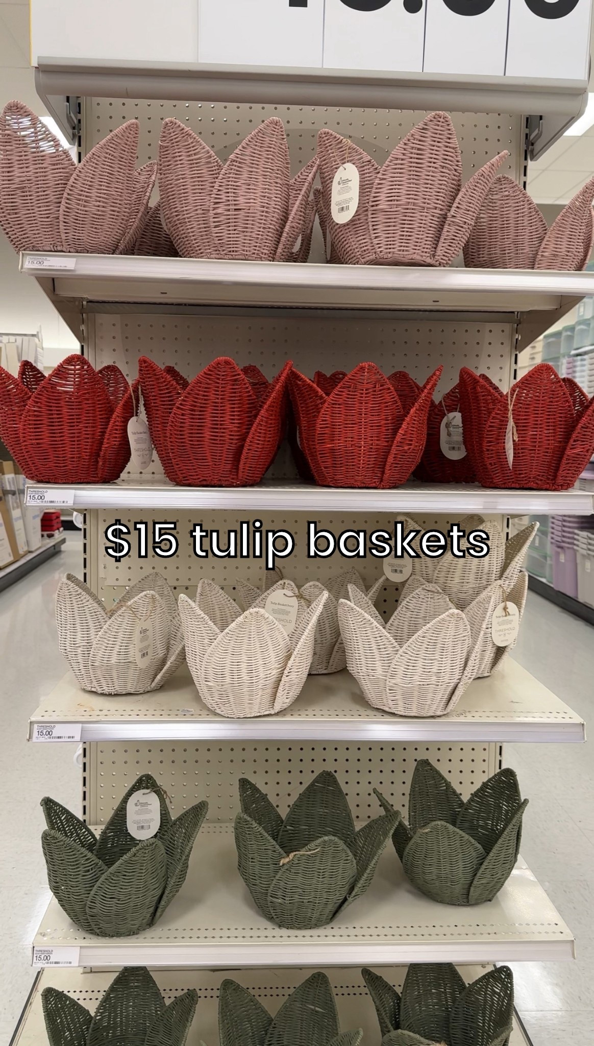 Obsessed with these tulip baskets
