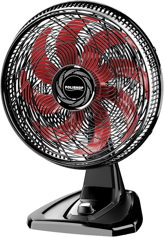POLISHOP Ventilador de Mesa e Parede 2 em 1 180W com 8 Pás e 3 Velocidades (110, Volts) | Amazon (BR)