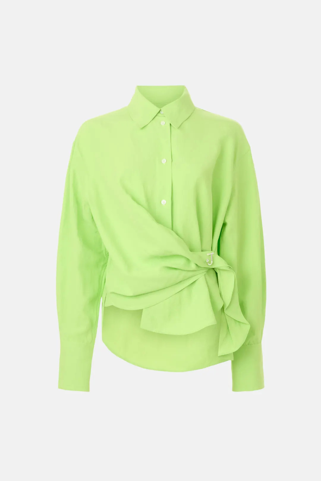 Draped Twisted Shirt | Rent the Runway