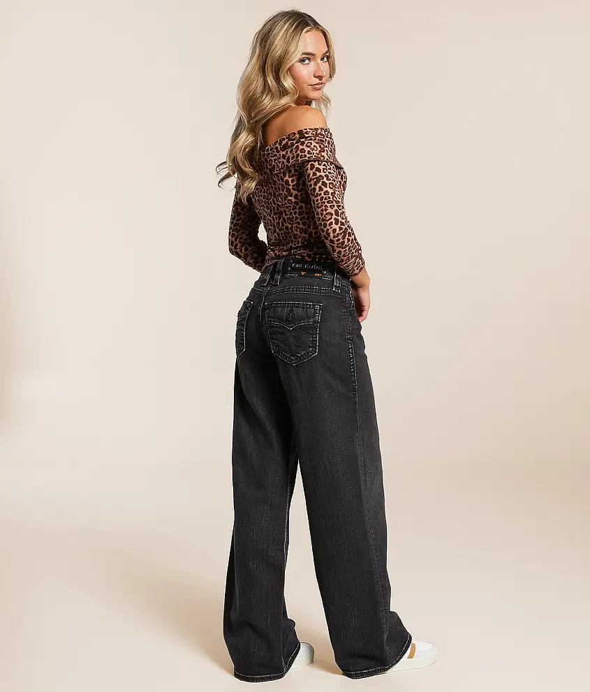 Titania Wide Leg Baggy Stretch Jean | Buckle