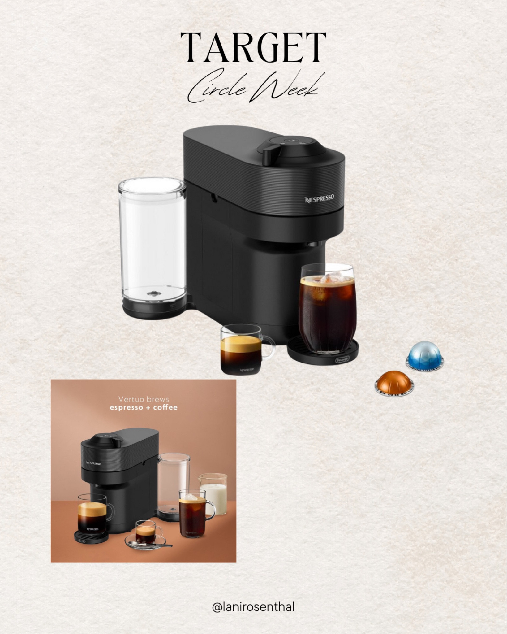 Nespresso Vertuo Pop+ Coffee Machine
Target circle week deal
$30 off plus get a $15 gift card.

#LTKSummerSales #LTKHome #LTKSaleAlert