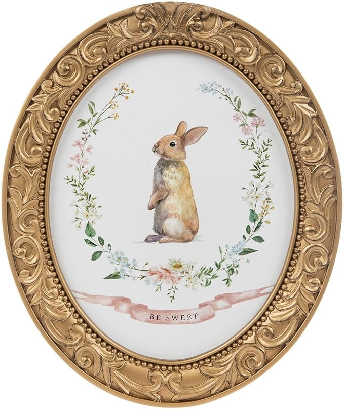 Hobby Lobby Oval Wall Art, Nursery Collection with Inspirational Messages, 12" H x 10" W, Gold Fr... | Amazon (US)