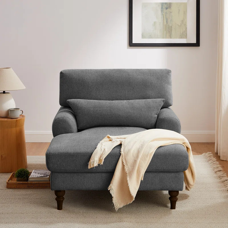 Davene Upholstered Chaise Lounge | Wayfair North America