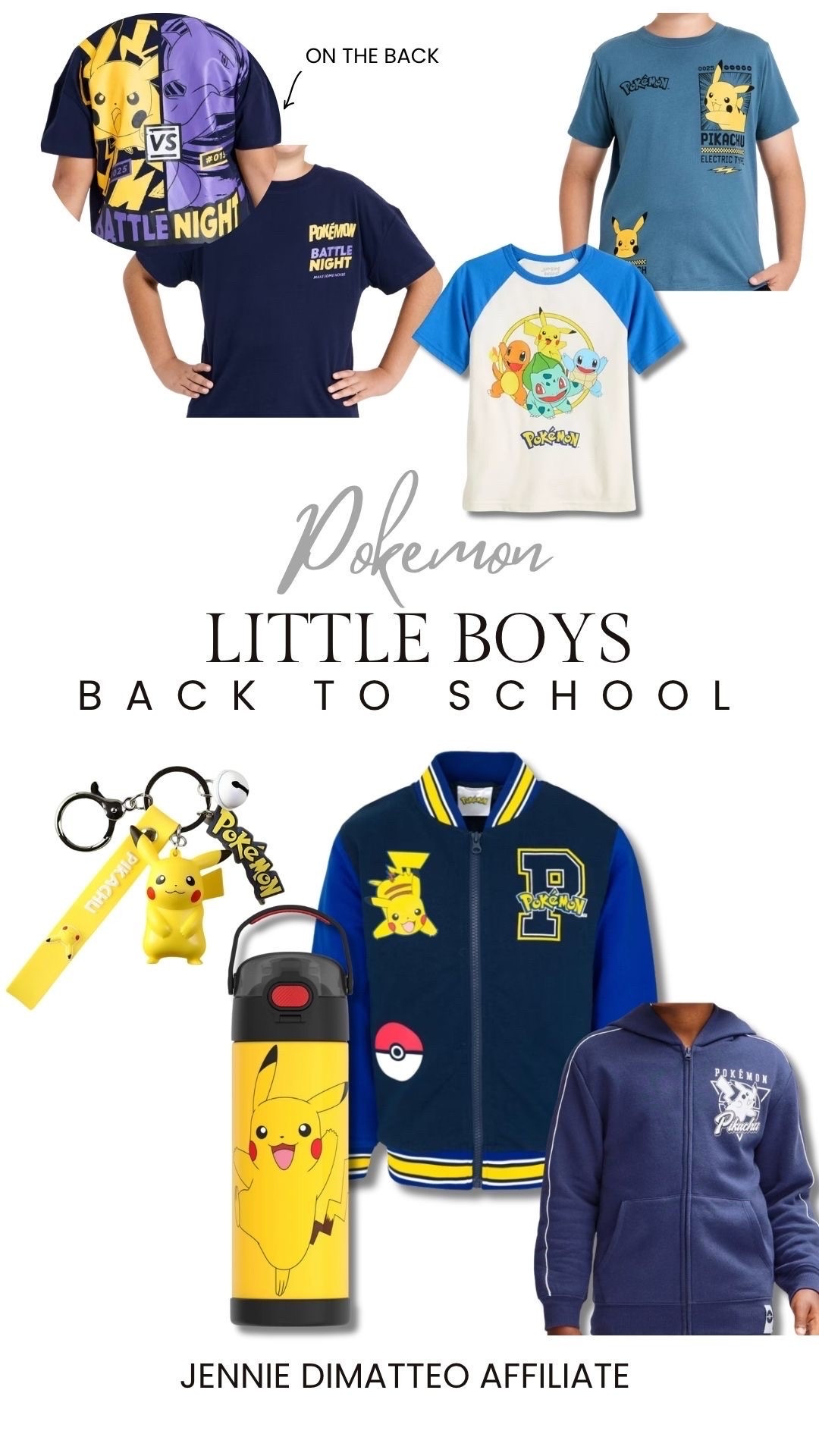 Clothes I ordered for back to school this year! 

Pokémon. Boys Clothes. Back To School Shopping. Back To School Clothes. Little Boys Clothes. Kids Clothes For School. Pokemon Water Bottle. Pokemon Keychain.

#LTKmomlife #LTKKids #LTKSeasonal
