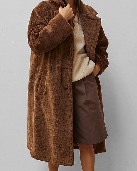 CRESCENT Tami Teddy Coat | Express