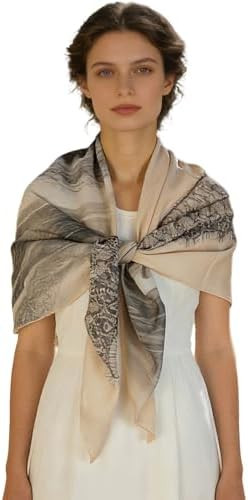 43" Large Square Scarf Hairscarf Fashion Scarves Hair Wrapping Scarfs Night Sleeping Headscarf fo... | Amazon (US)