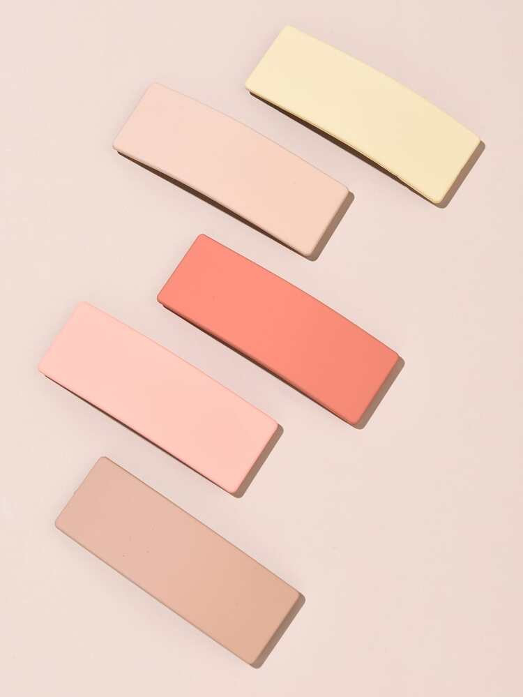 5pcs Colorful Hair Clip | SHEIN