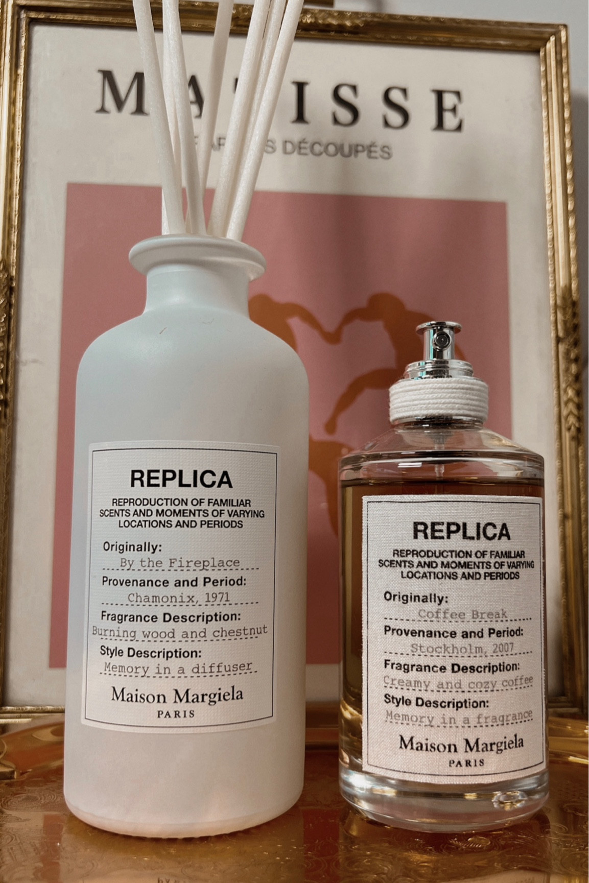 Maison Margiela has the most incredible fragrances. My newest edition to my room decor is the By The Fireplace Reed Diffuser. 

Luxury fragrance, home decor, replica, perfume, Paris, beauty, style, scents 

#LTKMostLoved #LTKGiftGuide #LTKhome