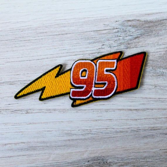 Lightning Mcqueen Inspired Iron on Patch - Etsy | Etsy (US)