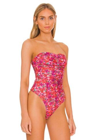 Lovers and Friends Erica Bodysuit in Island Floral from Revolve.com | Revolve Clothing (Global)