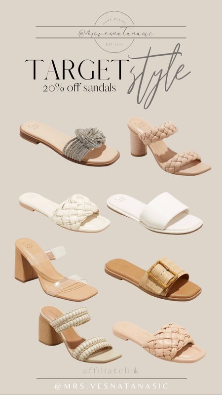 20% off Target sandals today! 

I love all of my Target sandals! They are so pretty and comfortable!

Sandals, summer outfit, summer style, Target style, Target shoes, Target style, 

#LTKshoecrush #LTKsalealert #LTKFind