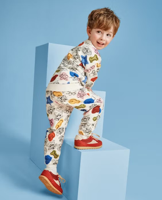 Boys' Paw Patrol - Multi PAW French Terry Sweatshirt & Sweatpants Set in 100% Cotton - Size Baby 12-18 mos by Hanna Andersson | Hanna Andersson