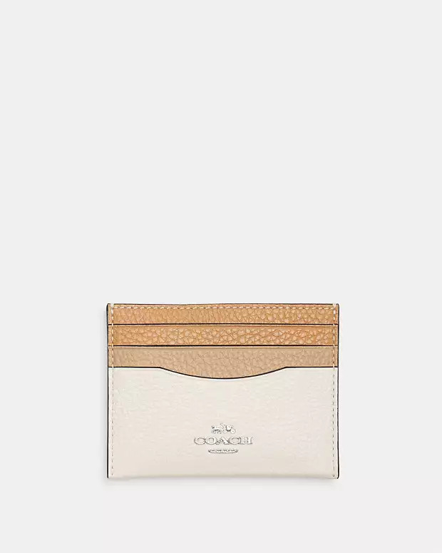 Slim Id Card Case In Colorblock | Coach Outlet US