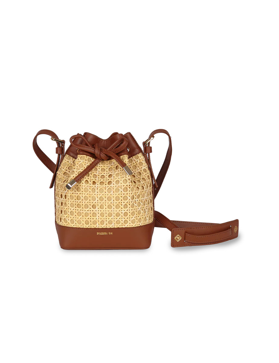 Bolso Baby Always Ratán & Chocolate by PARIS/64 | PARIS/64