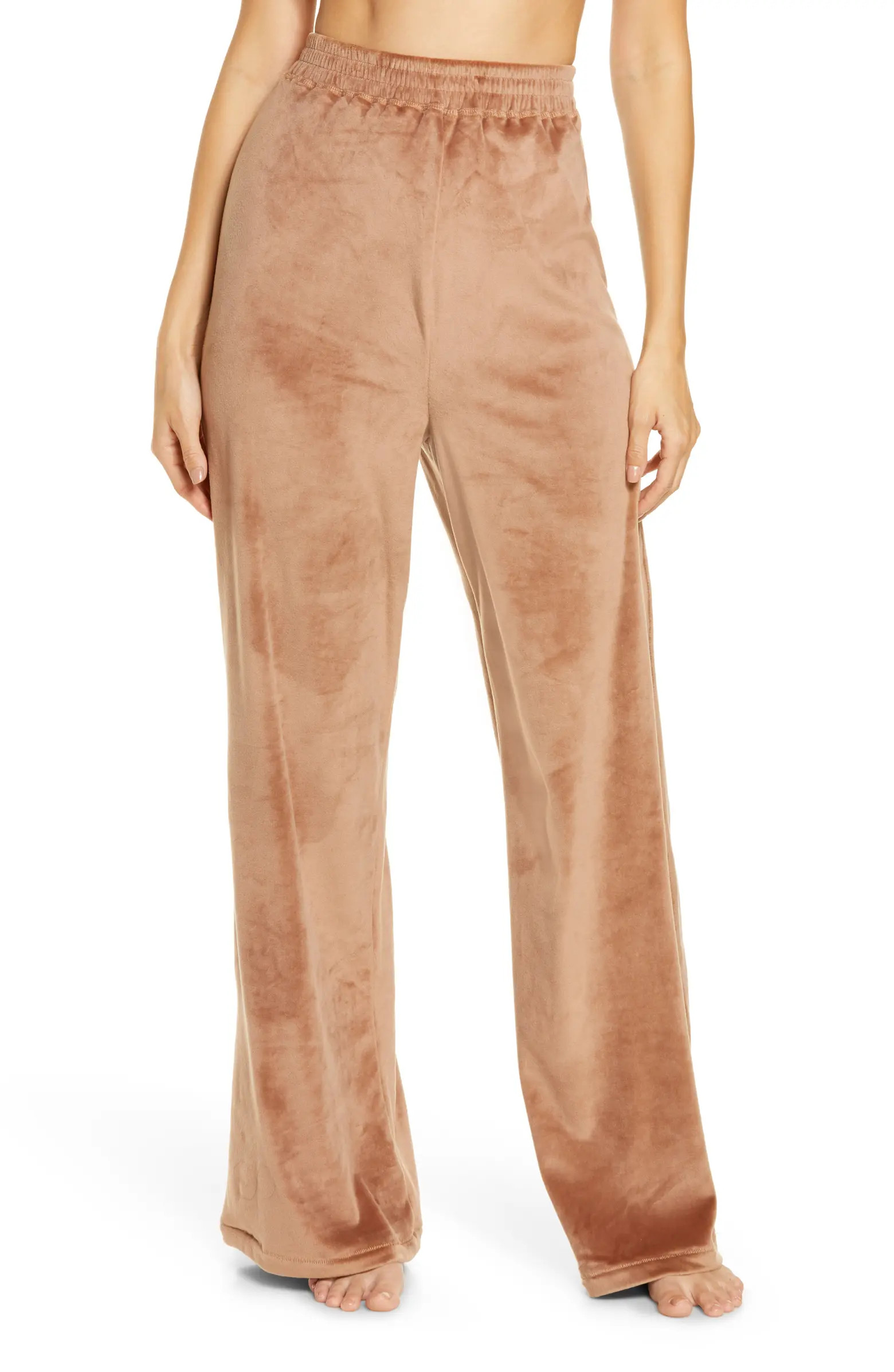 SKIMS Velour Wide Leg Pants | Nordstrom | Nordstrom