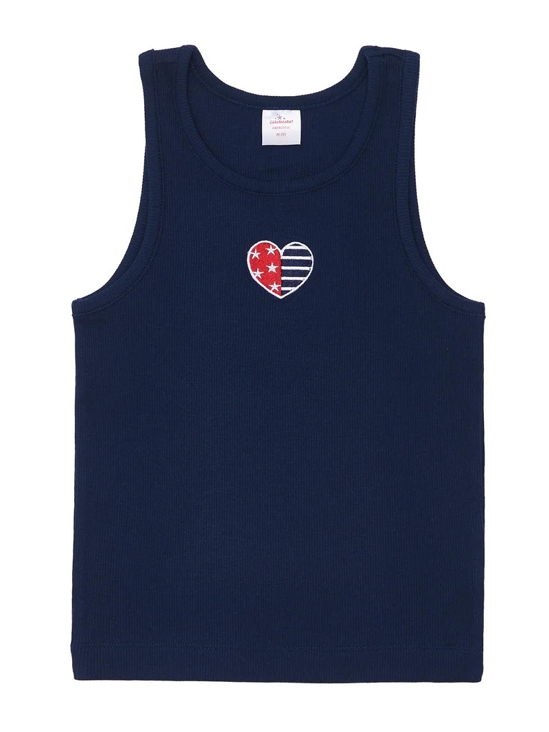Way to Celebrate Girls Americana Tank, Sizes 4-18 | Walmart (US)