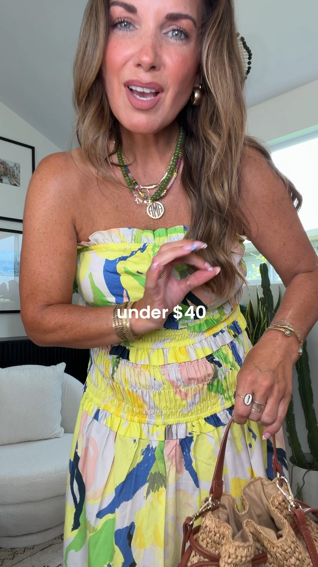 Walmart did it again!! 
Wearing a small & fits perfect. 
Linked my wedges too 


#summerdress #vacationdress

#LTKootd #LTKPetite #LTKOver40