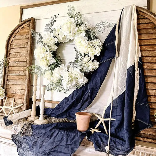 Neutral Wash Shutters Set of 2 | Antique Farm House