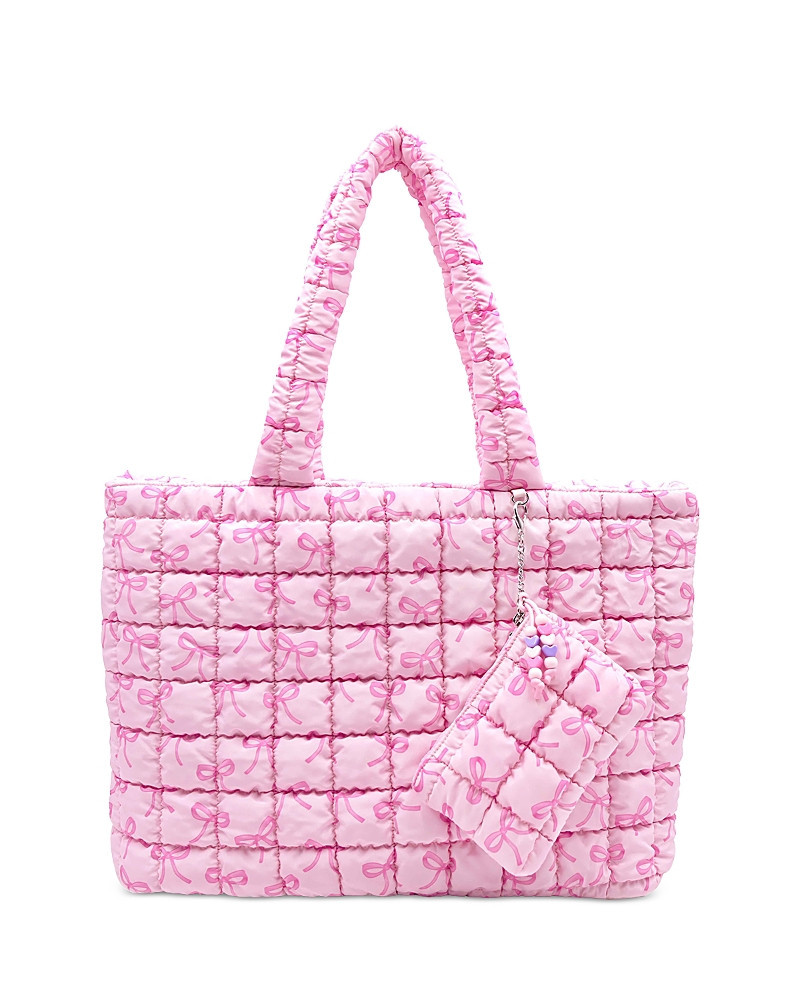Omg Accessories Bow Scrunch Tote With Coin Purse | Bloomingdale's (US)
